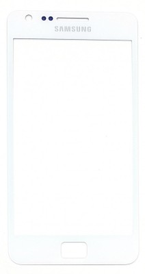 Geam Samsung Galaxy S II I9100 WHITE + adeziv special foto
