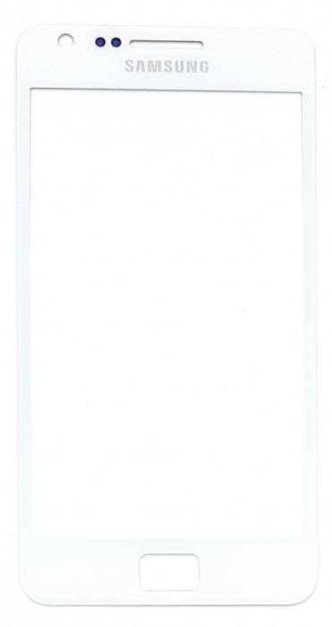 Geam Samsung Galaxy S II I9100 WHITE + adeziv special