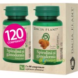 Spirulina si Ganoderma 120cpr