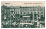 4141 - Cernauti, Bucovina, Market - old postcard - used - 1912