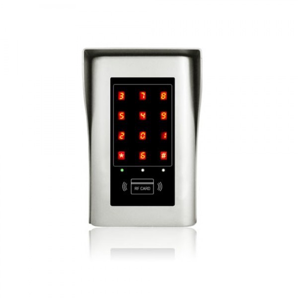 Controler de acces cu PIN si cartele de proximitate RFID EM (125 kHz), cu taste tactile amestecate Controler de acces cu PIN si cartele de proximitate RFID EM (125 kHz), cu taste tactile amestecate