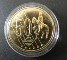 Moneda 50 cents 2008 - Vatican, essai, proba, specimen foto