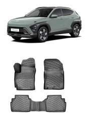 Set Covorase Auto Cauciuc Umbrella Pentru Hyundai Kona Hybrid 2023- foto