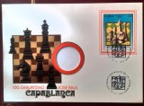 Cuba 1988 sah centenar JOSE RAUL CAPABLANCA FDC