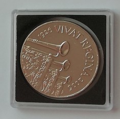 D12 - Moneda foarte veche - Anglia - 5 lire - 2006 - aniversare 80 ani regina