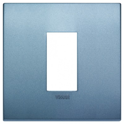 Rama Ornament 1M pentru doza de 2M Vimar Arke albastru mat 19641.76 foto