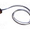 Conector M12 soclu mamă 5 pini 2A 60V IP67 drept cablu 0.5m LUTRONIC
