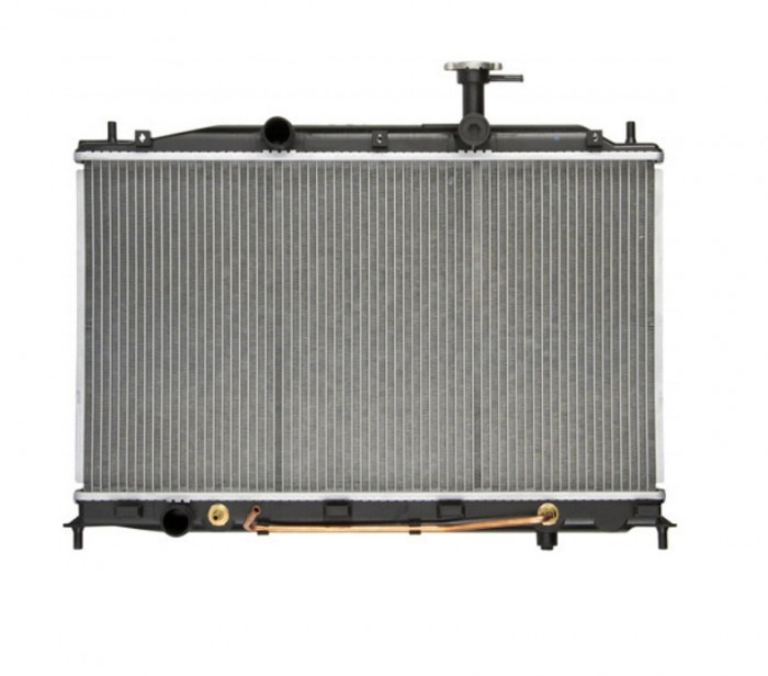 Radiator apa racire motor SRL, HYUNDAI ACCENT, 05.2005- motor 1.4 benzina; cv manuala/ automata, aluminiu/ plastic brazat, 635x374x16 mm, diametru co