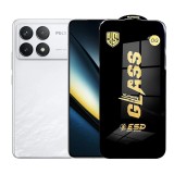 Folie de Protectie pentru Xiaomi Poco F6 Pro, TEO, Sticla Securizata ESD, Margini Negre, Rezistenta la Zgirieturi, Antistatica, 0.35 mm, Transparenta