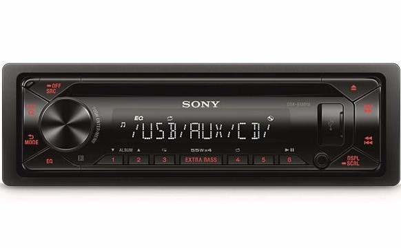 Sony Radio MP3 Player CDXG1301U.Eur 4 x 55W MP3 WMA Flac USB Aux 230120-2