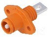 Conector alimentare DC, 1kV, 1 pini, seria ES-70A, {{Dimensiune pin}}. DEGSON ELECTRONICS - ESS-70A-10-B-OR-00