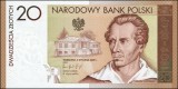 POLONIA 50 ZLOTI / ZLOTYCH 2009 , UNC , P- 180 , 200 Ani de la Nasterea lui JULIUZS SLOWACKI , in folder bancar , necirculata