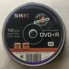 Dvd+r (set 10buc) matt silver 4,7gb 16x speed sk foto