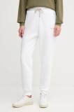 Colmar pantaloni de trening culoarea alb, neted, 9254.3ZN