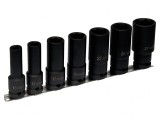 Set Chei Tubulare Impact 1/2&quot; 7 Bucăți