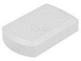 Carcasă universală ABS gri 57mm x 92mm x 22mm cu 4 şuruburi