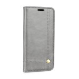 Husa Pentru APPLE iPhone X - Leather Prestige TSS, Gri