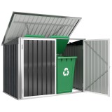 Outsunny coteț pentru tomberoane, spațiu pentru gunoi, ascunzătoare tomberoane, cutie coteț | Aosom Romania