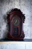 Ceas rustic de perete cu pendul 52 cm, Oem