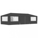 Gossi cort petrecere profesional pereti laterali antracit 4x9m 90g/m2