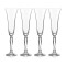 CRYSTALEX VICTORIA Set 4 pahare sampanie pentru miri si nasi 180ml, Bohemia Cristal