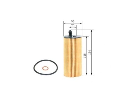 Filtru ulei BOSCH Bmw Seria 1 (F20/F21) Seria 2 (F23/F22 F87) Seria 3 (F30/F31 F80; G20/G21 G80/G81, F34 Seria 4 F33 F83; F32 F82 F36 Seria 5 (F10/F1 foto