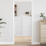 vidaXL Uși oscilante 2 pcs Alb Lemn masiv de pin 42047178