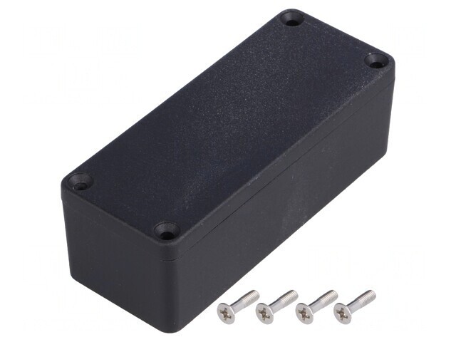 Carcasă universală aluminiu IP66 36x90x30mm negru