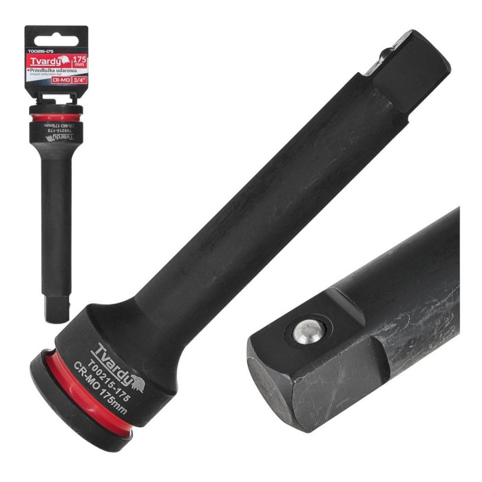 Prelungitor pentru tubulare de impact 3 / 4&quot;, 175 mm, Cr-Mo, Tvardy T00215-175