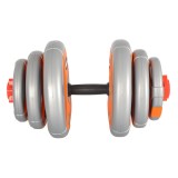Set gantera ajustabila inSPORTline 18 kg cu discuri ciment