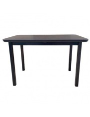 Masa extensibila living si bucatarie, DM4 Maxima, blat MDF Furniruit, lemn masiv, colturi rotunjite, 6 persoane, 120-150x70x76 cm, wenge
