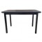 Masa extensibila living si bucatarie, DM4 Maxima, blat MDF Furniruit, lemn masiv, colturi rotunjite, 6 persoane, 120-150x70x76 cm, wenge
