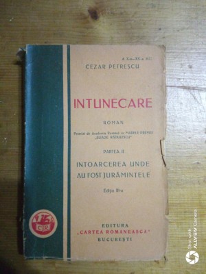 Intunecare-partea II Intoarcerea unde au fost juramintele-Cezar Petrescu foto