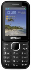 Telefon Mobil MaxCom Classic MM143, QVGA 2.4inch, Dual Sim, 3G (Negru) foto