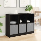 vidaXL Bufet cu sertar Stejar Negru 102 x 32 x 73,5 cm 8000517