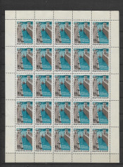 URSS 1966, bloc complet de 25 timbre MNH (valoare de catalog 25 euro) foto