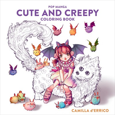 Pop Manga Cute and Creepy Coloring Book foto