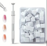 Set ombre și gradient: stilou metalic + bureți interschimbabili, 100 bucăți