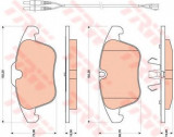 Set placute frana,frana disc PEUGEOT 508 SW (2010 - 2016) TRW GDB1818