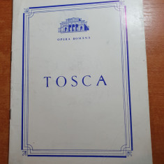 program opera romana 1976 - tosca