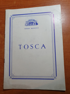 program opera romana 1976 - tosca foto