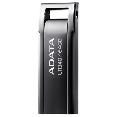 USB ADATA UR340 64GB BLACK METALIC foto