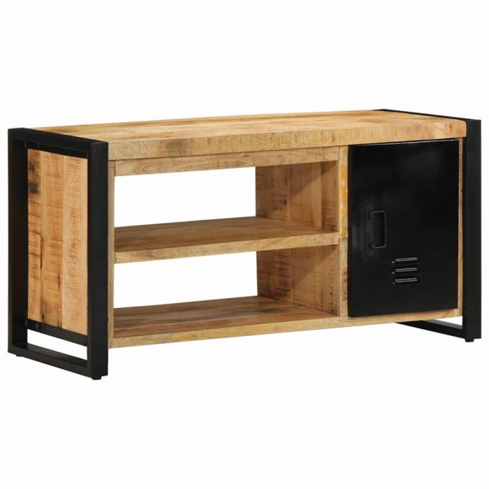 vidaXL Bancă pentru &icirc;ncălțăminte 100x40x50 cm Lemn masiv de mango
