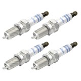 Set 4 bujii scanteie Bosch pentru Opel Agila B, Suzuki Alto, Splash, Swift