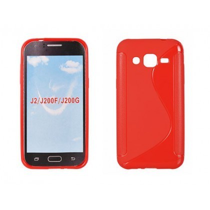 Husa Silicon S-line Sam Galaxy J2 J200 Rosu