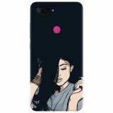 Husa silicon pentru Xiaomi Mi 8 Lite, Simple Girl