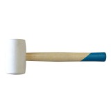Ciocan cauciuc alb, Lumytools LT33930, coada din lemn, 0.455 kg