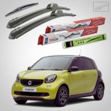Cumpara ieftin Ștergătoare Smart Forfour 453 Coupe 2014-2021 | Set Față și Spate Flat &ndash; TeamCar&reg;