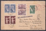 ROMANIA 1947 LP 208 PACEA SERIE/PLIC CIRCULAT 1947 ROMANIA-GERMANIA CENZURA CIVILA