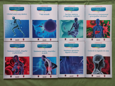 LAROUSSE. ENCICLOPEDIA MEDICALA A FAMILIEI. 8 VOLUME foto